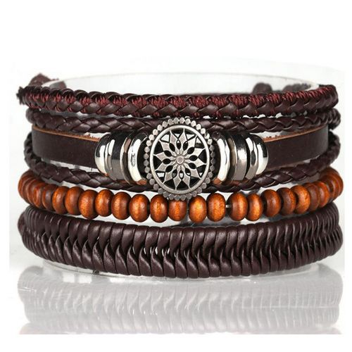 Simple Hand-woven Retro Leather Bracelet Item | Buy Simple Hand-woven Retro Leather Bracelet | SPOP Enterprise Global